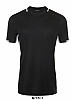 Camiseta Futbol Classico Sols - Color Negro/Blanco